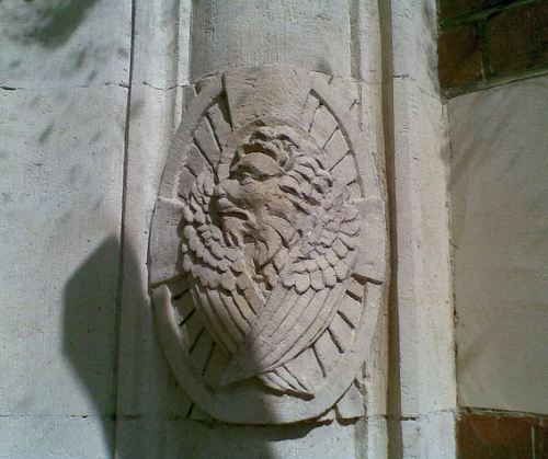 Lion_carving_on_music_centre